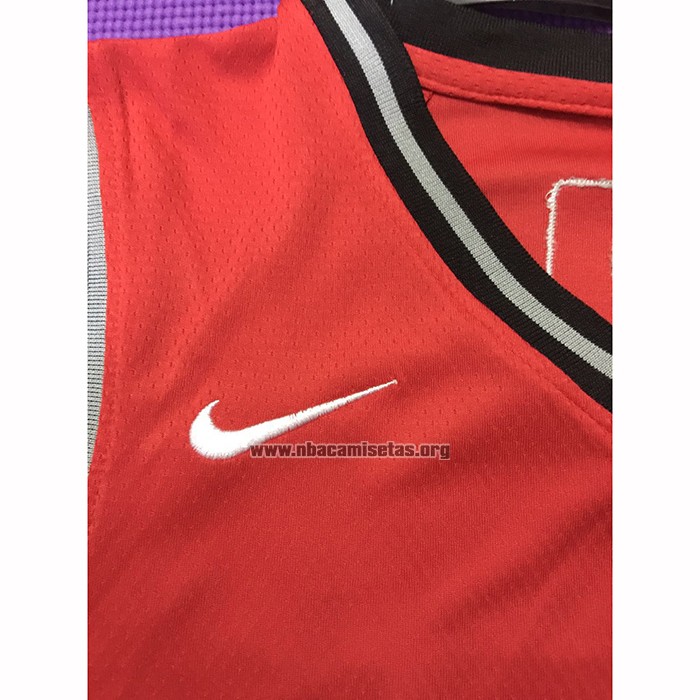 Camiseta Toronto Raptors Kawhi Leonard NO 2 Icon 2018 Rojo
